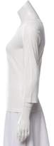 Thumbnail for your product : St. John Embellished Long Sleeve Top White Embellished Long Sleeve Top