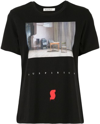 Undercover contrast print T-shirt