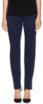 Thumbnail for your product : Magaschoni High-Rise Faux-Leather Tuxedo Pant