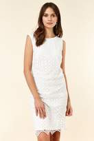 Thumbnail for your product : WallisWallis Ivory Lace Shift Dress