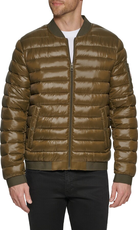 GUESS Quilted Puffer Jacket - ShopStyle