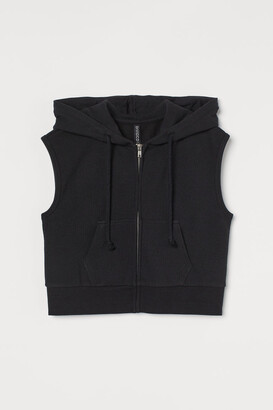 H&M Sleeveless zip-through hoodie