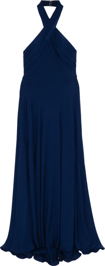 Elie Saab Silk Long Dress