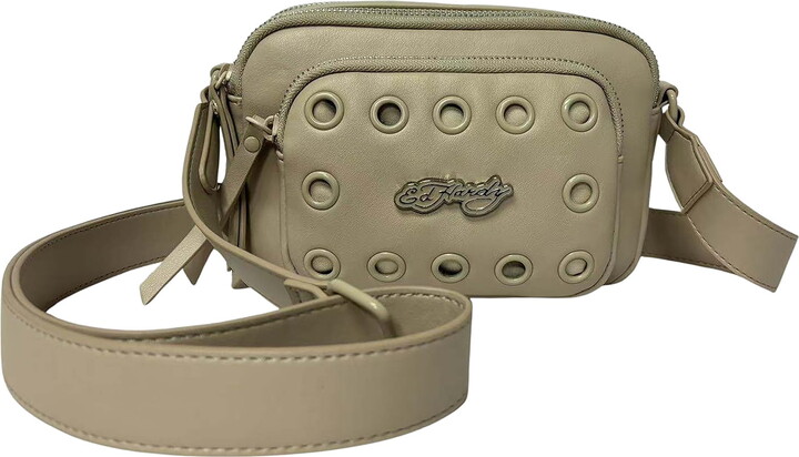 Ed Hardy Women’s Marci Camera Crossbody Bag, Sand