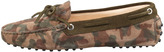 Thumbnail for your product : Tod's Tods Camouflage Suede Driver, Olive