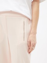 Thumbnail for your product : Stella McCartney Zip-pocket Wool Straight-leg Trousers - Light Pink
