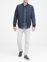 Thumbnail for your product : Banana Republic Grant Slim-Fit Floral Chambray Shirt