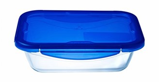 Pyrex Cook n Go 1.7L Rectangular Roaster with Lid