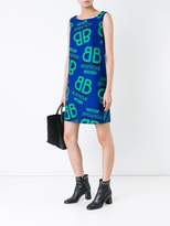 Thumbnail for your product : Moschino Boutique logo print shift dress