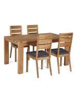 Linea Camden Dining Table with One Bench and 2 Chairs