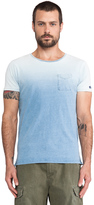 Thumbnail for your product : Scotch & Soda Indigo Tee in Stripes, Dessin & Solid