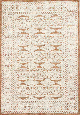 Maja Handmade Tufted Wool Ivory/Beige Area Rug Kelly Clarkson Home Rug Size: Rectangle 5' x 8