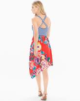 Thumbnail for your product : Soft Jersey Sleeveless Angled Hem Midi Dress