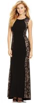 Thumbnail for your product : Xscape Evenings Contrast Lace Colorblock Gown