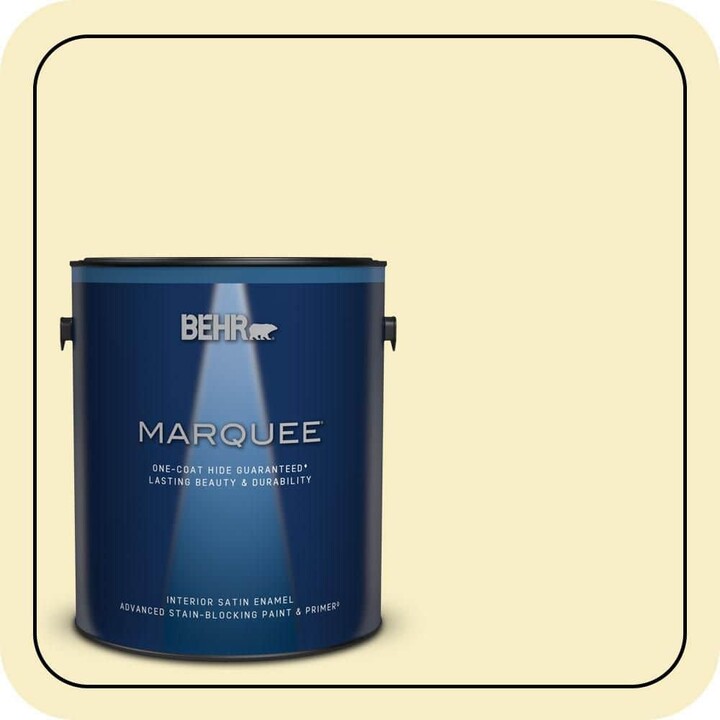 BEHR MARQUEE 1 gal. #390C-2 Garlic Clove Satin Enamel Interior Paint & Primer