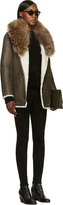 Thumbnail for your product : Yves Salomon Army by Brown Shearling & Fur Coat