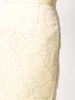 Thumbnail for your product : Valentino Pre-Owned 1980s Jacquard Pattern Skirt