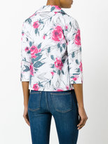 Thumbnail for your product : Garpart floral print cropped shirt