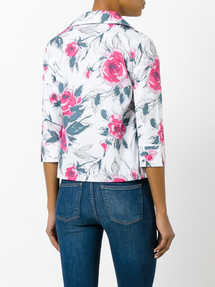 Garpart floral print cropped shirt