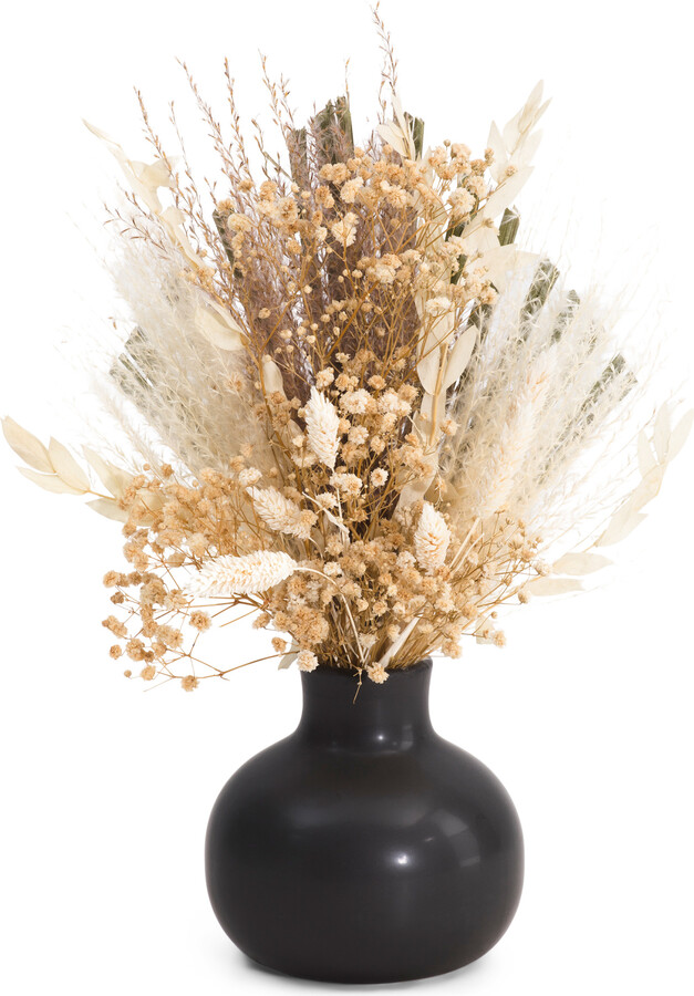 Silkcraft Of Oregon Dried Floral Arrangement In Bud Vase ShopStyle