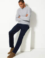 Thumbnail for your product : Blue HarbourMarks and Spencer Straight Fit Corduroy Trousers with Stretch