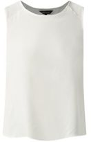 Thumbnail for your product : New Look Cream Sateen Split Back Sleeveless Shell Top