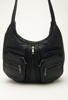 Thumbnail for your product : Forever 21 Knotted Zip-Pocket Shoulder Bag