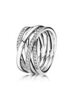 Thumbnail for your product : Pandora Entwining Silver Ring