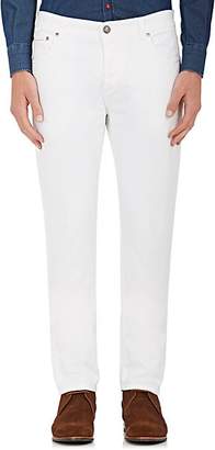 Isaia Men's Slim Straight Jeans - White