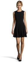 Thumbnail for your product : Jill Stuart JILL black stretch elasticized piping fit and flare sleeveless dress