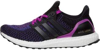 adidas Womens Ultra Boost Neutral Running Shoes Core Black/Core Black/Shock Purple