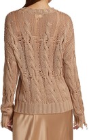 Thumbnail for your product : SABLYN Mitzy Open-Knit Pullover