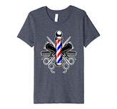 Thumbnail for your product : Barbers Pole Crossed Scissors and Hair Clippers T-Shirt