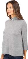 Thumbnail for your product : Kate Spade Collared Relaxed Sweater