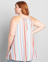 Thumbnail for your product : Lane Bryant Tie-Front Swing Tank