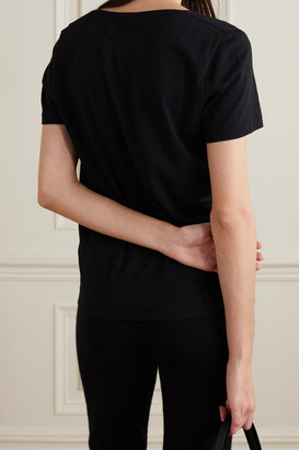Ninety Percent Marissa Organic Cotton-jersey T-shirt - Black