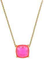 Thumbnail for your product : Kate Spade Gold-Tone Pink Stone Pendant Necklace