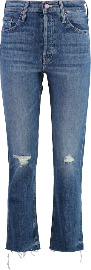 Mother The Tomcat Cropped Skinny Jeans