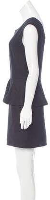 Loeffler Randall Peplum Silk Dress