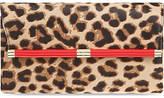 Thumbnail for your product : Diane von Furstenberg Leopard print envelope clutch Leopard