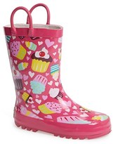 Thumbnail for your product : Western Chief 'Cupcake Toss' Rain Boot (Walker, Toddler & Little Kid)