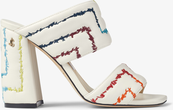 Jimmy Choo Themis Sandal 100 - ShopStyle