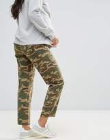 Thumbnail for your product : ASOS Maternity Camo Chino Pants With Under The Bump Waistband