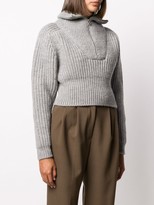 Thumbnail for your product : Jacquemus Stand-Up Collar Chunky Jumper