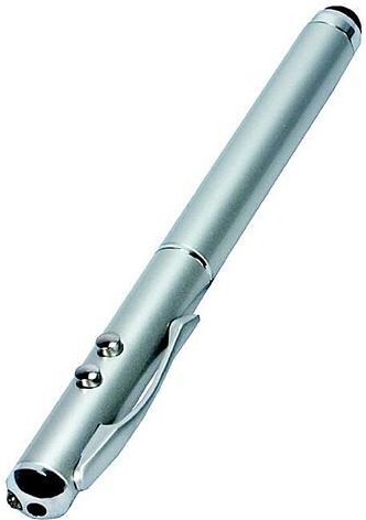 Q-Stick Capacitive Touch Stylus with Laser Pointer and LED Flashlight