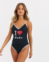 Thumbnail for your product : Polo Ralph Lauren I Heart Polo Swimsuit