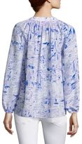Thumbnail for your product : Lilly Pulitzer Elsa Silk Long Sleeve Blouse