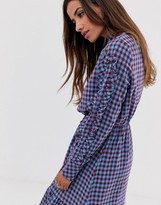 Thumbnail for your product : MBYM gingham high neck dress