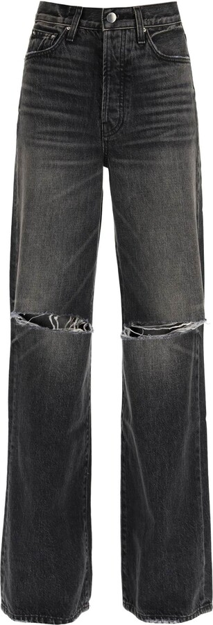 Sidefeel Women's Ripped Distressed Jeans Stretchy Classic
