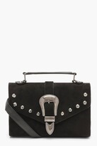 Thumbnail for your product : boohoo Western Buckle Cross Body Bag